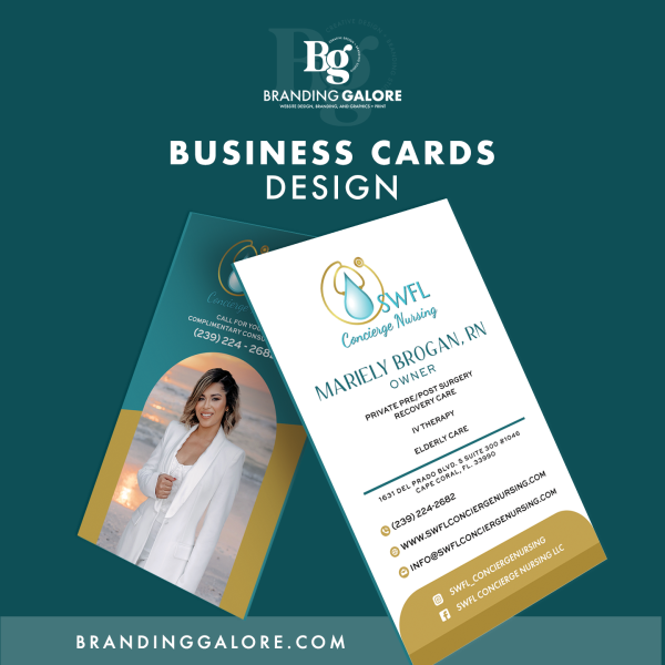 SWFL Concierge Nursing Business card mockup